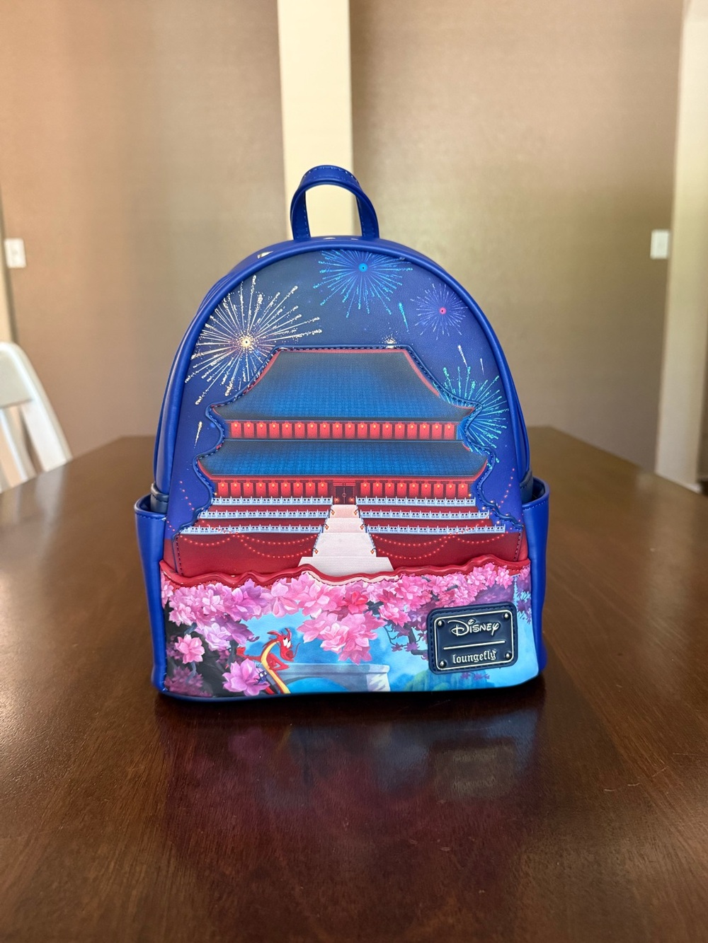 Loungefly Disney Mulan Castle Light Up Mini Backpack